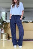 Made in Italy Cricket City Seamed Jogger Navy